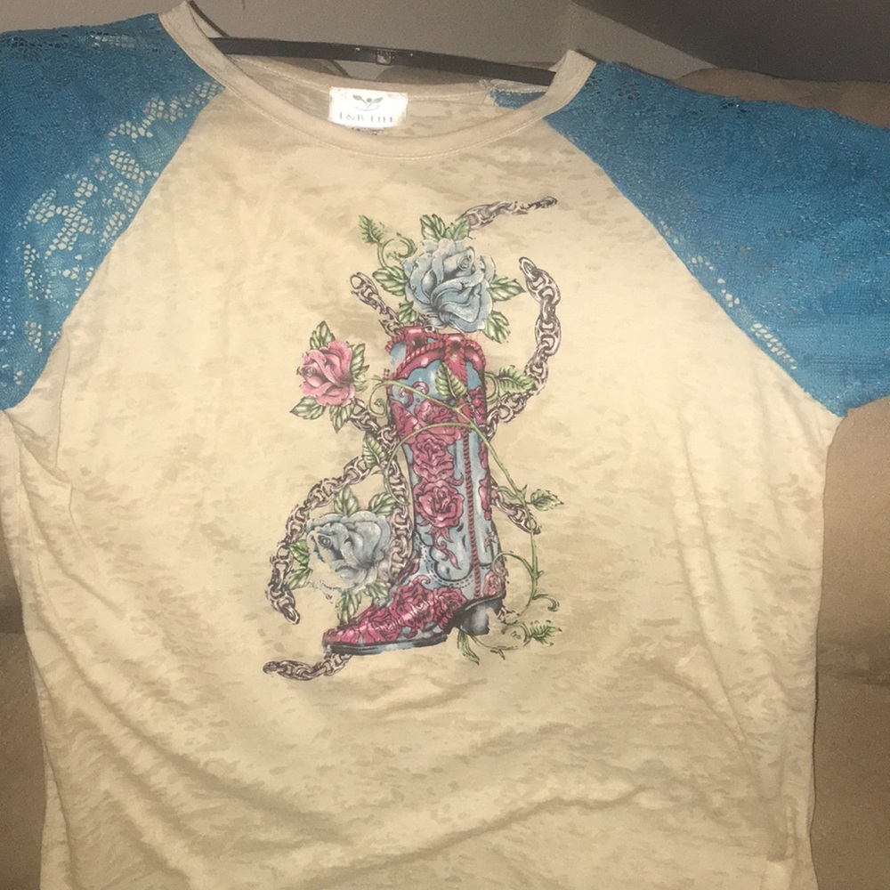 Country boutique baseball tee